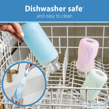 Narrow Glass Bottle Silicone Sleeve - 250ml (Pink)
