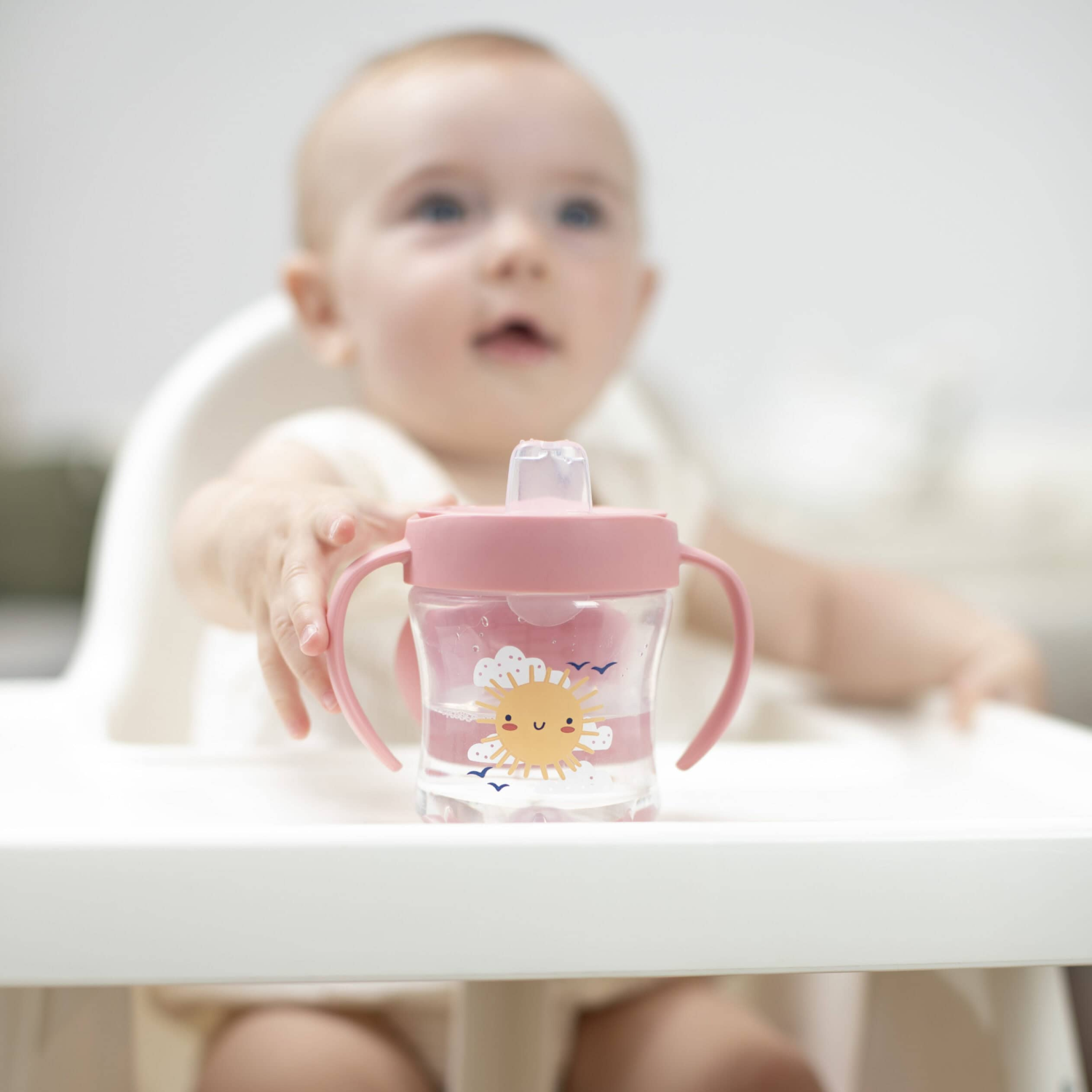 Soft-Spout Transition Cup with Handles, 180ml