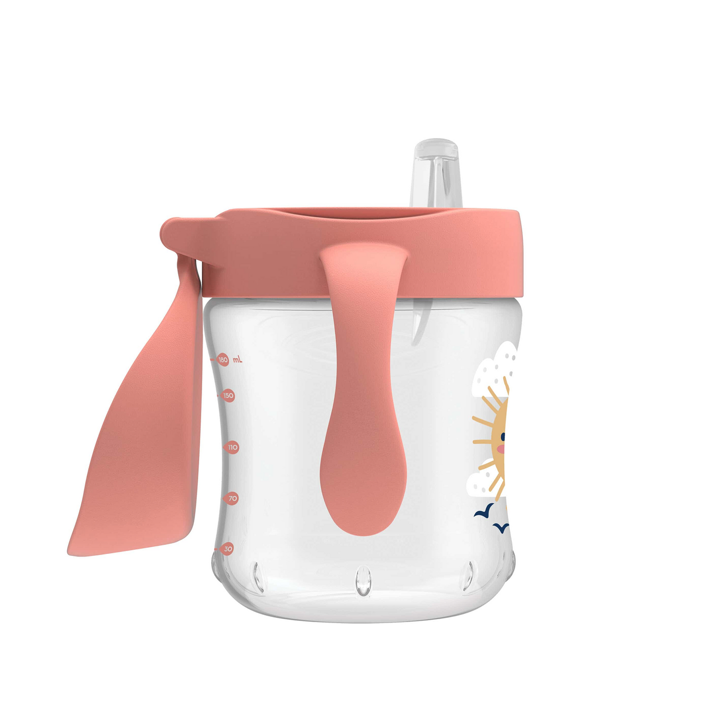 Soft-Spout Transition Cup with Handles, 180ml