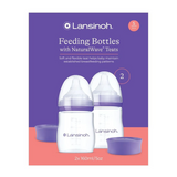 Feeding Bottle with Natural Wave Teat, 160ml - Pack of 2