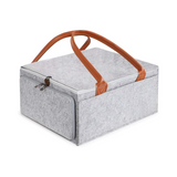 Felt Diaper Caddy with Lid