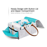 Felt Diaper Caddy with Lid