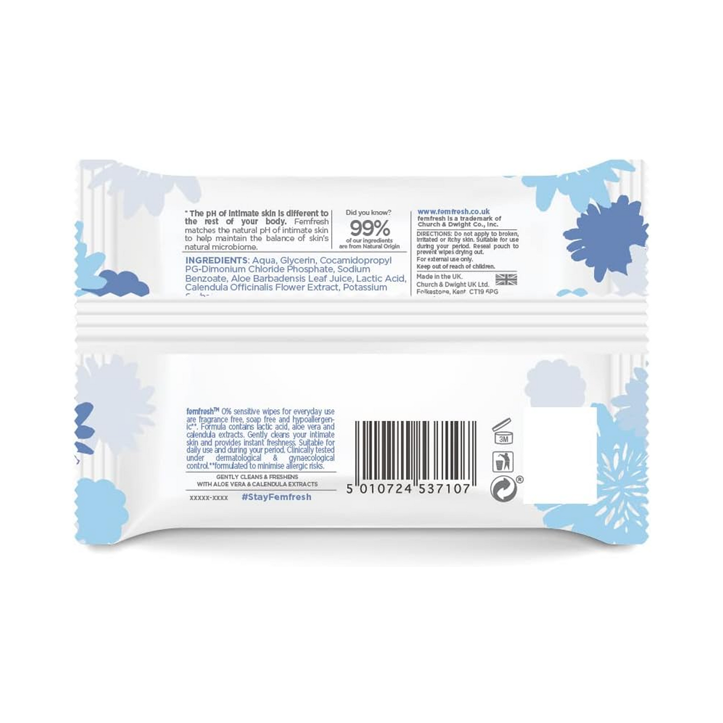 Sensitive Intimate Wipes