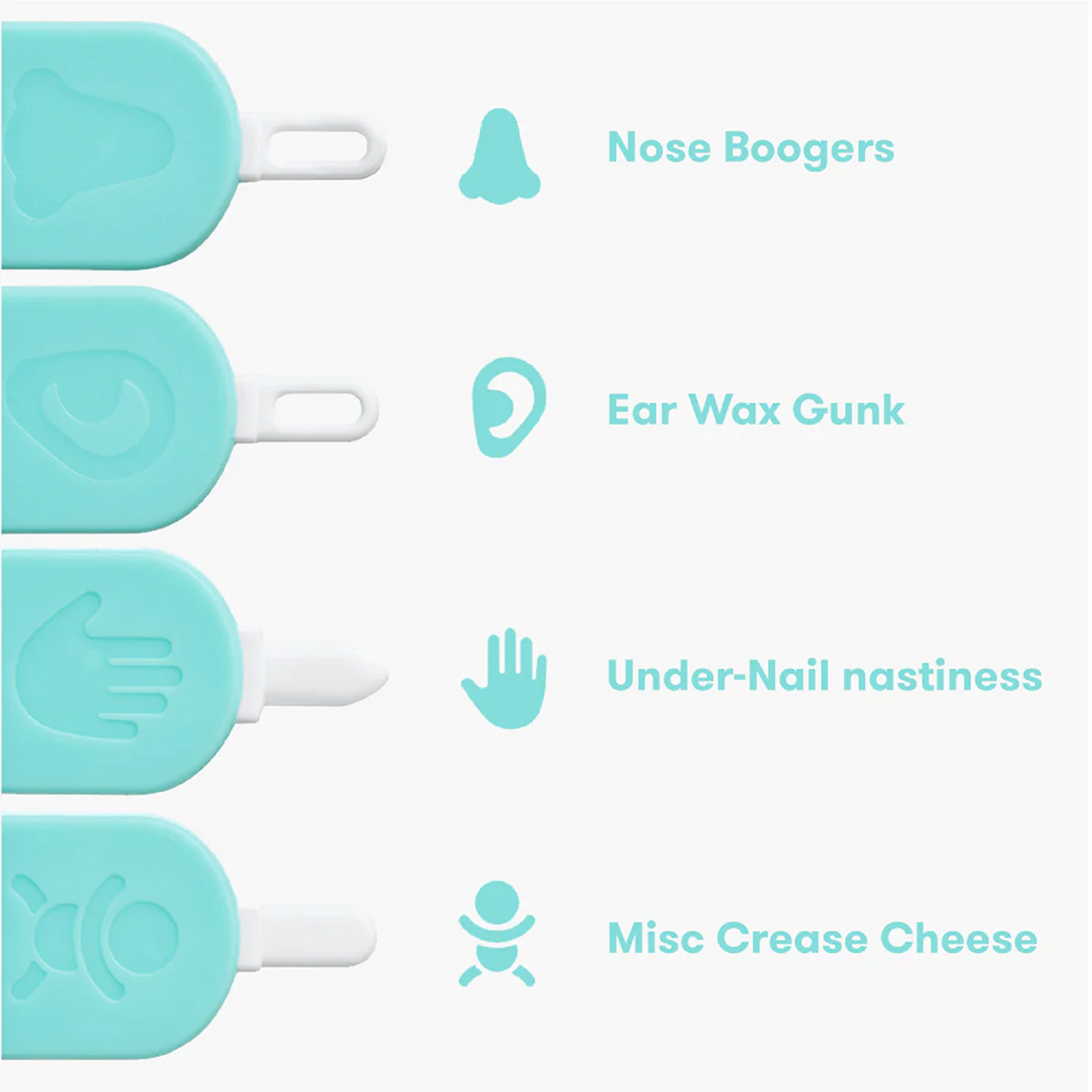 3-in-1 Nose, Nail + Ear Picker