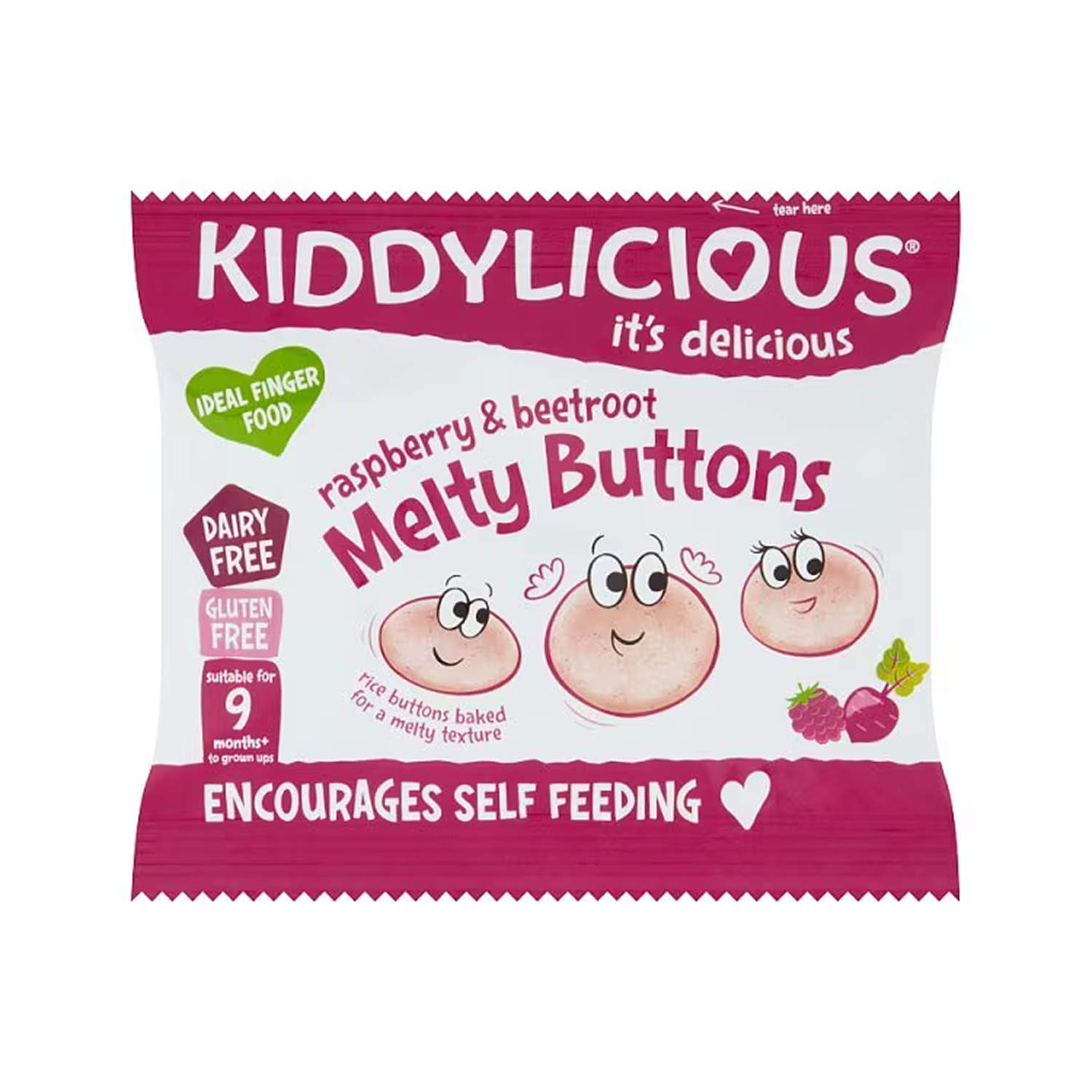 Melty Buttons Raspberry & Beetroot