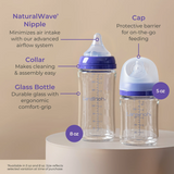 Glass Baby Bottles 5oz (4 pack)