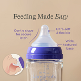 Glass Baby Bottles 5oz (4 pack)