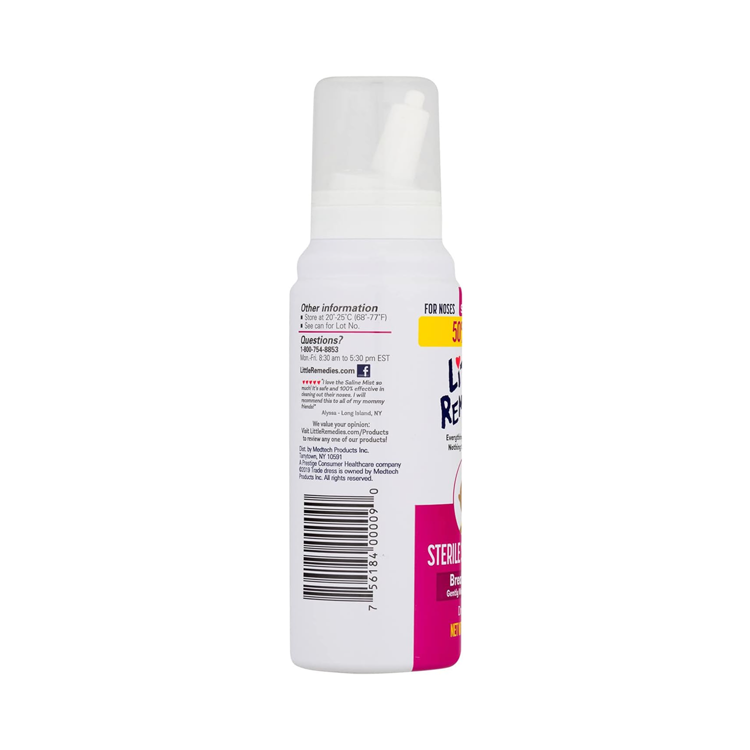 Sterile Saline Nasal Mist 3 FL Oz