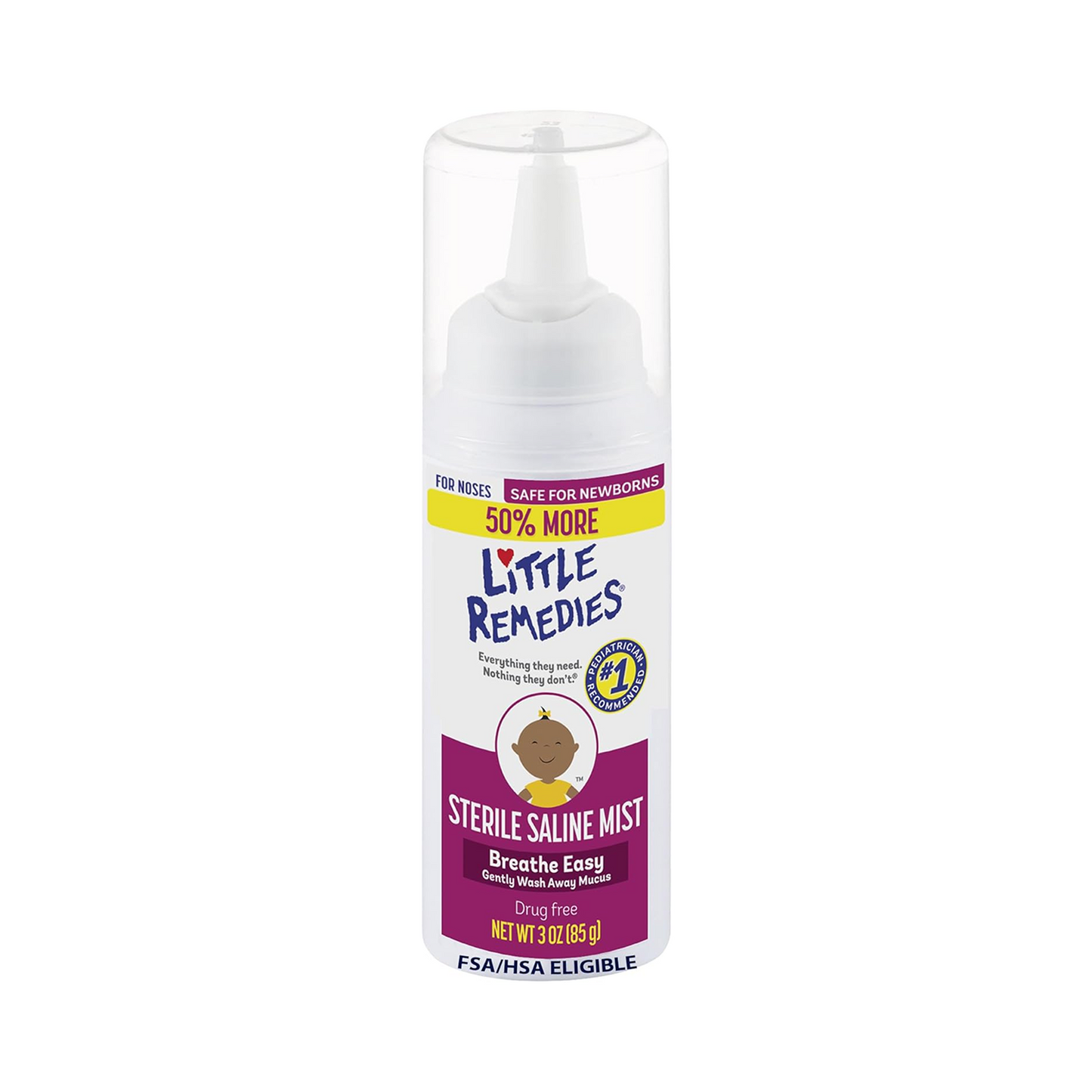 Sterile Saline Nasal Mist 3 FL Oz