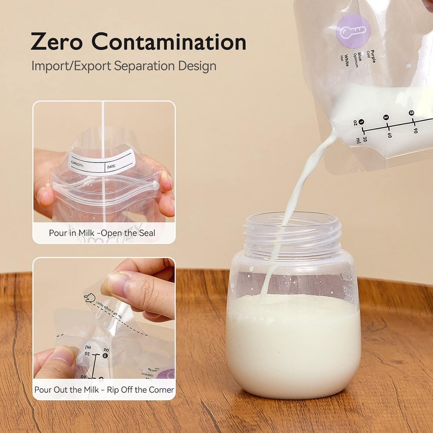 Breastmilk Storage Bags - 50 Count