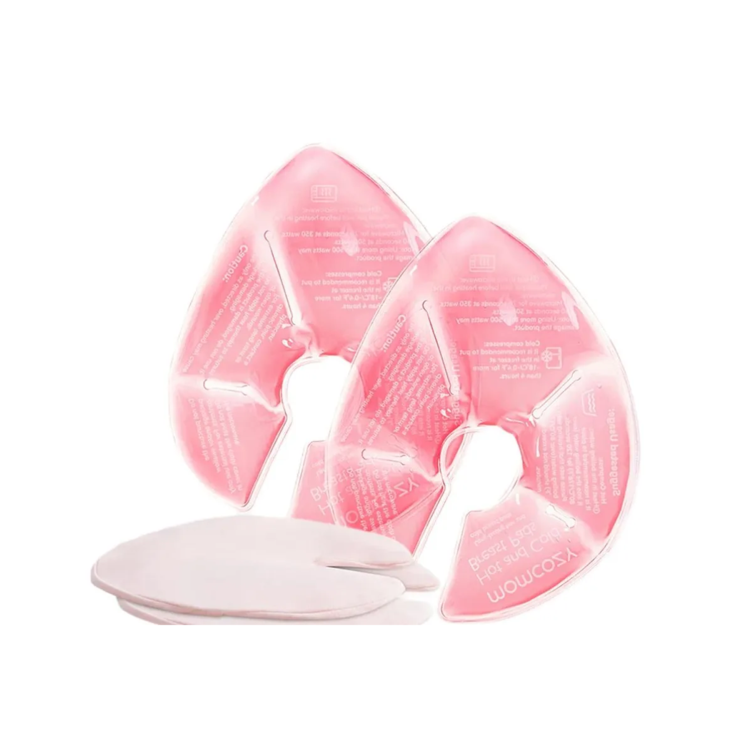 Momcozy Hot and Cold Breast Pads with 2 Soft Covers