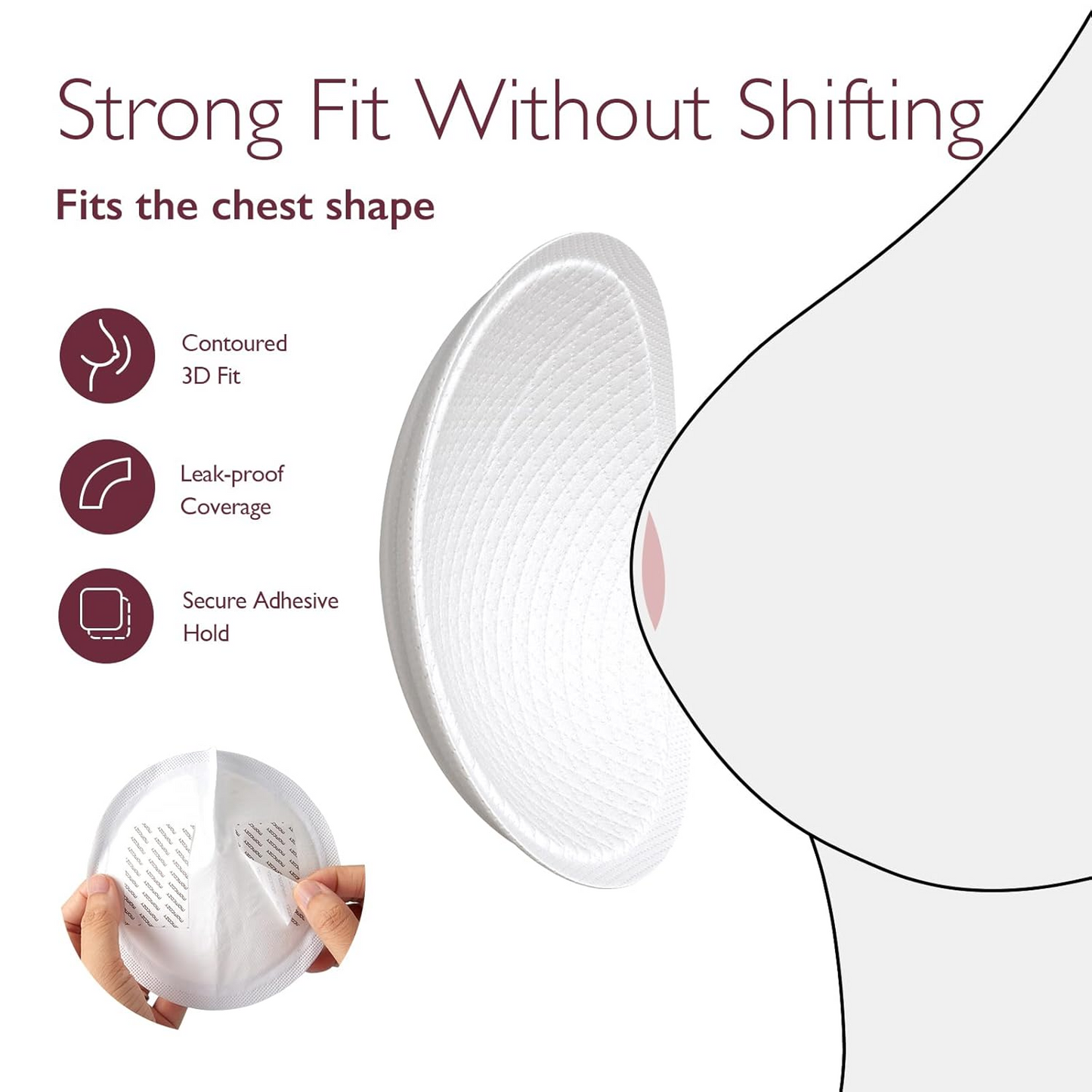 Ultra-Thin Disposable Nursing Pads 60pcs