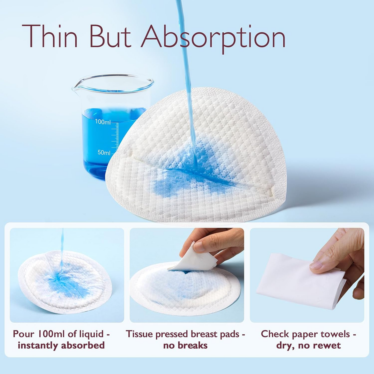 Ultra-Thin Disposable Nursing Pads 60pcs