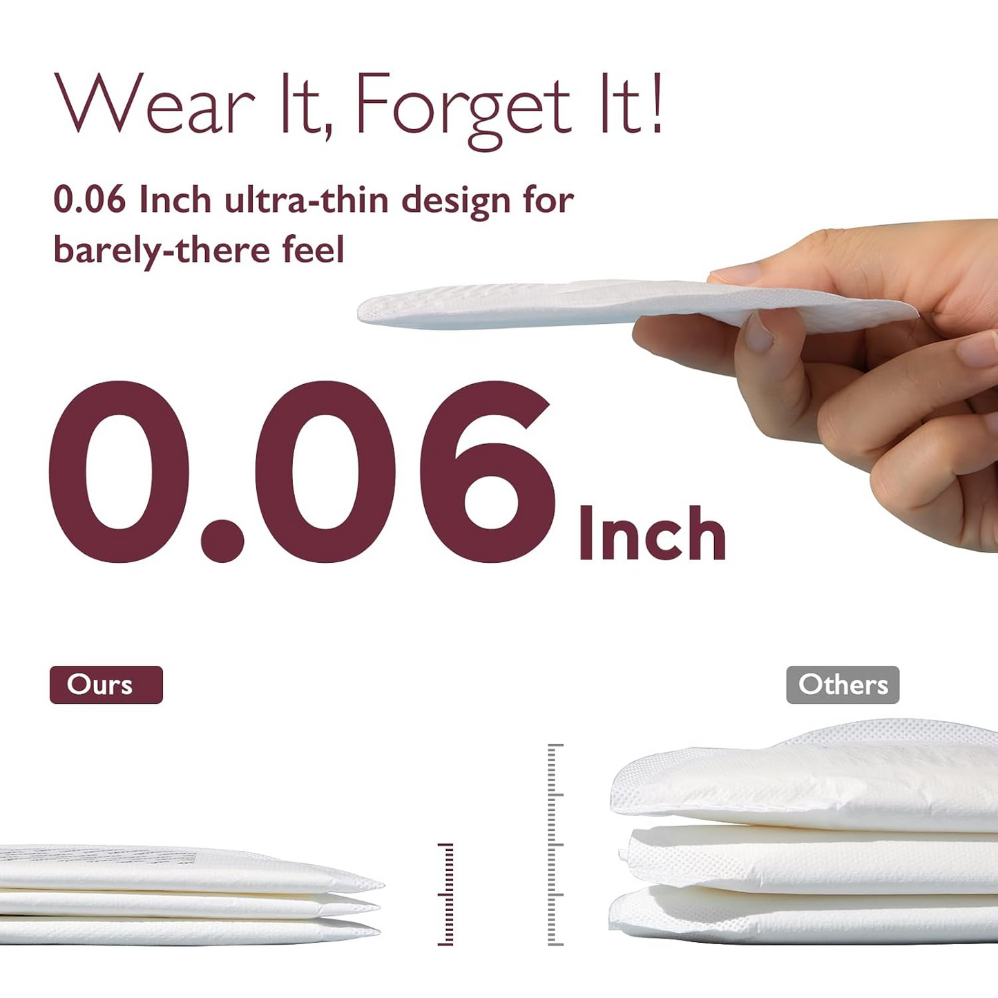 Ultra-Thin Disposable Nursing Pads 60pcs