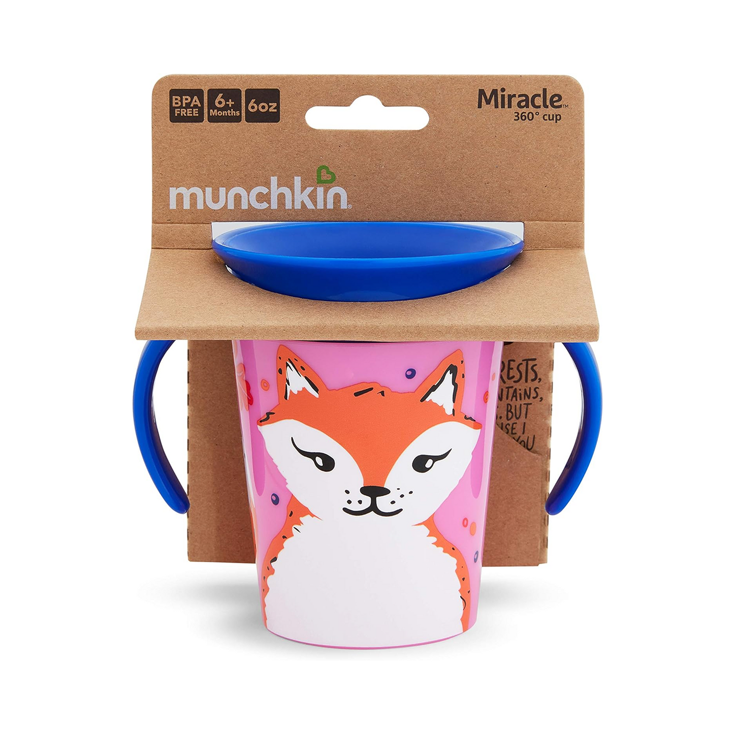 360° WildLove Trainer cup, 6oz, Fox