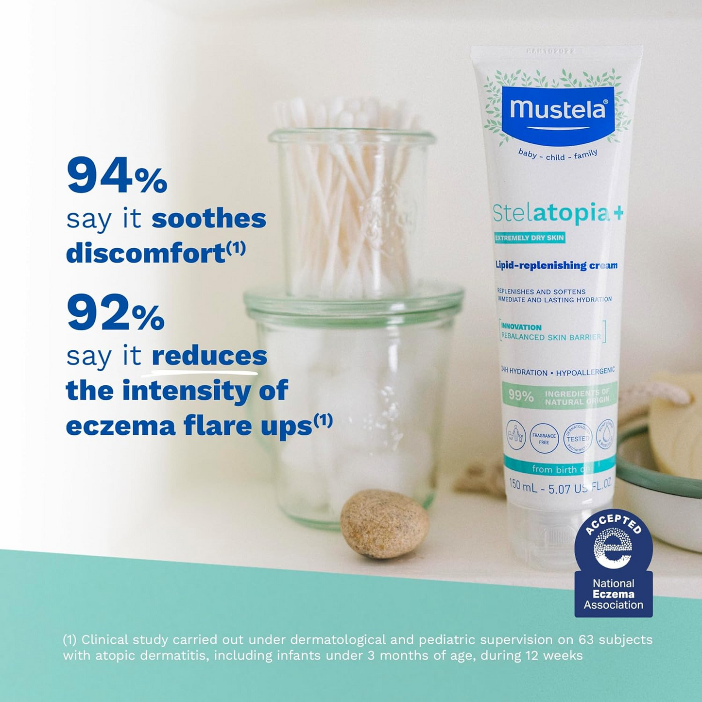 Stelatopia+ lipid-replenishing cream 150ml