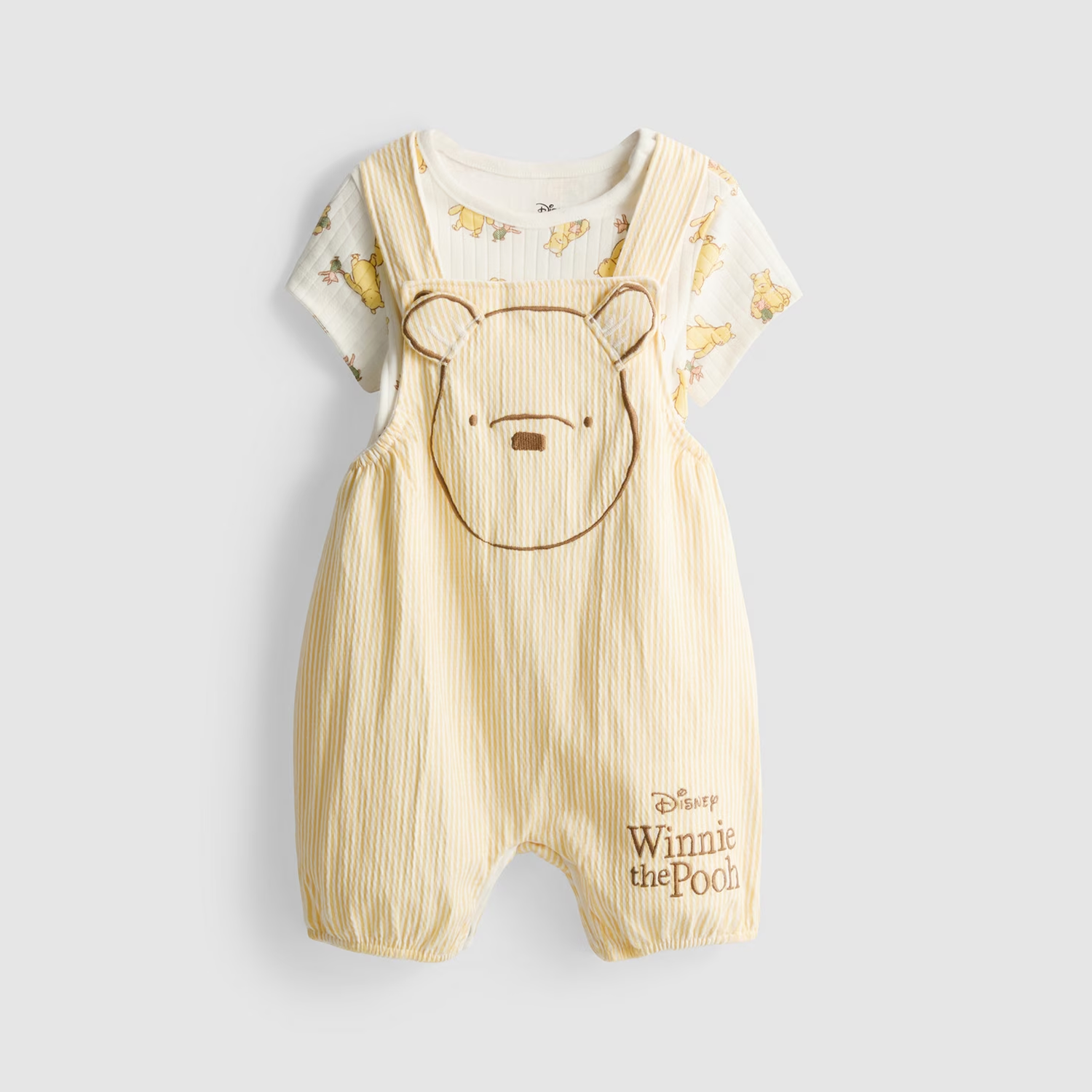 Disney’s Winnie the Pooh Bodysuit and Dungarees Set