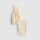 Disney’s Winnie the Pooh Bodysuit and Dungarees Set