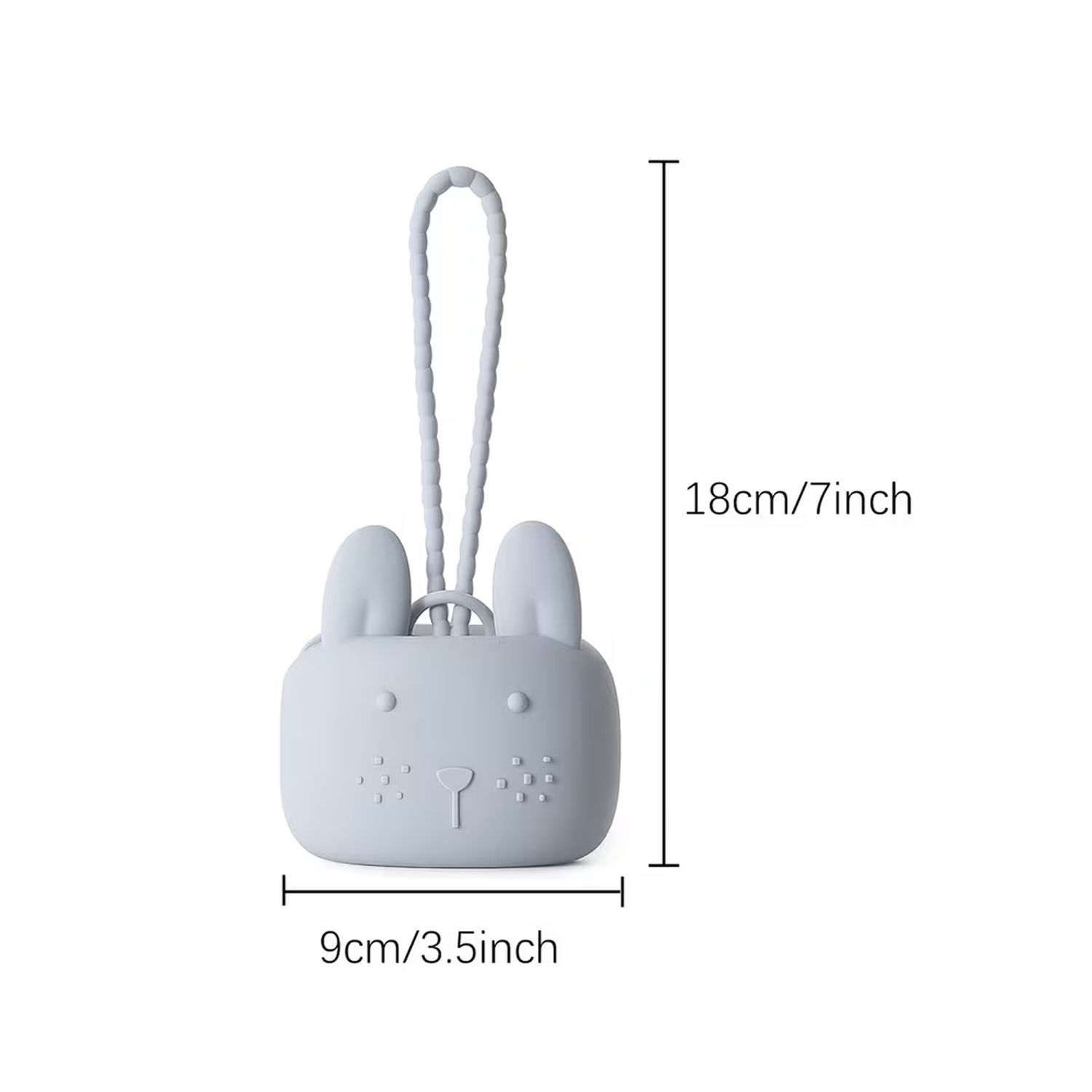 Silicone Rabbit Pacifier Holder