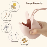 Silicone Rabbit Pacifier Holder