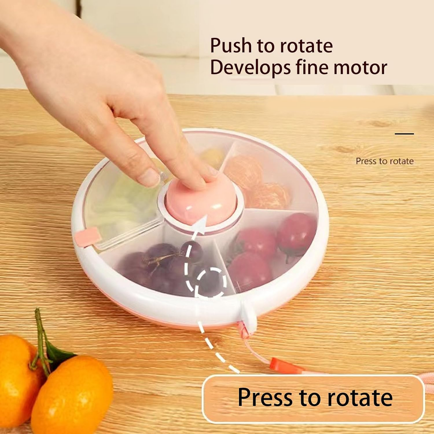 Snack Spinner, 5 Compartments