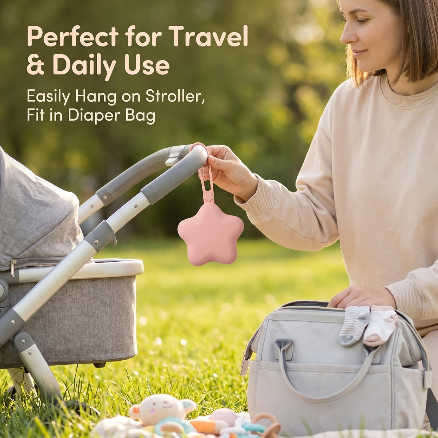 Silicone Star Pacifier Holder