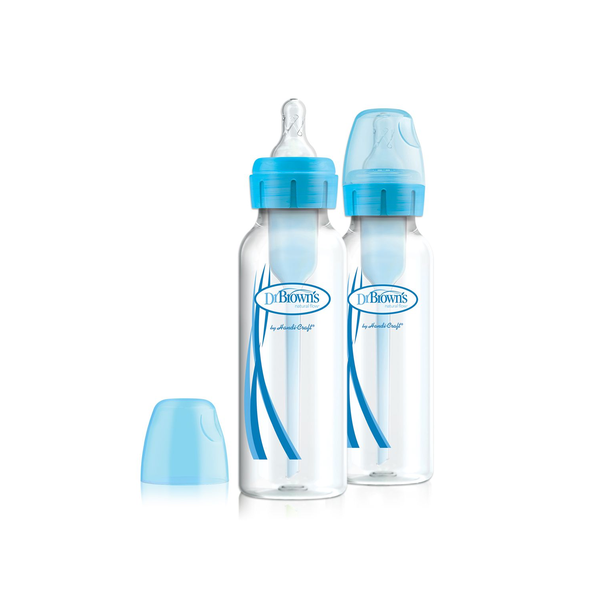 2pcs Narrow-Neck Options+ Blue Bottle 250ml