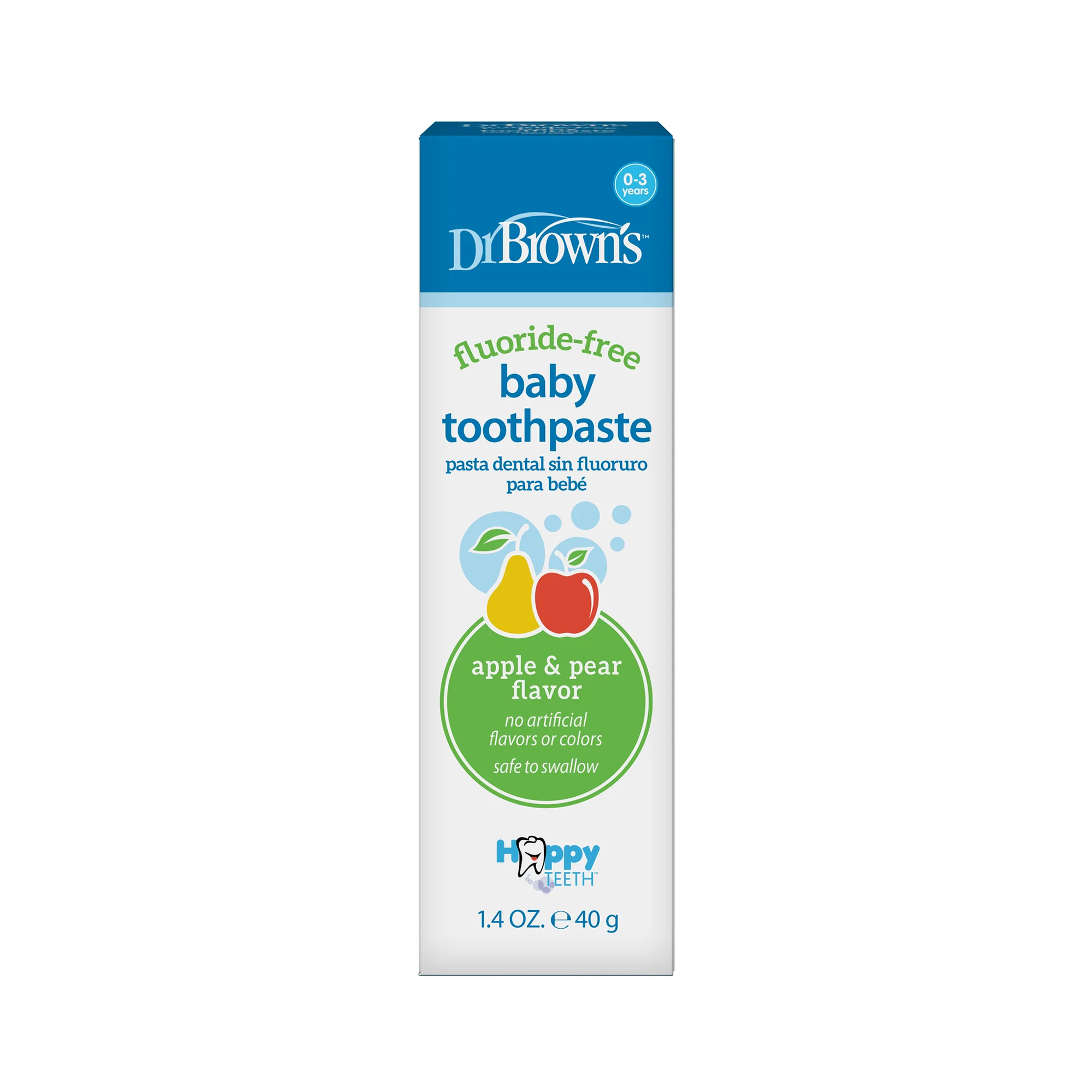 Fluoride-Free Baby Toothpaste, Apple Pear