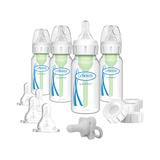 Options+ Slow Flow Bottle Set, 4 Ounce, Clear