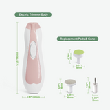 Nail Trimmer Electric with Extra 4 Replacement Pads