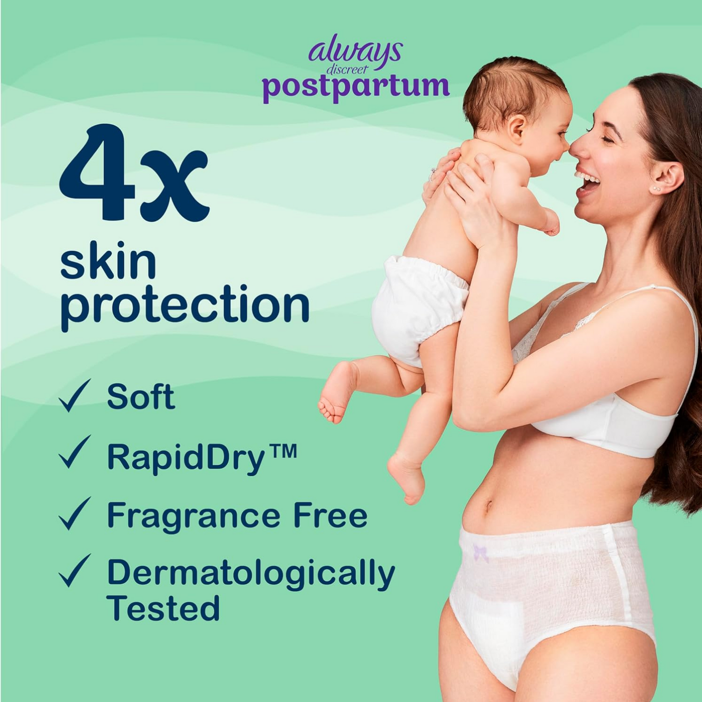 Always Discreet Postpartum Underwear XL-XXL