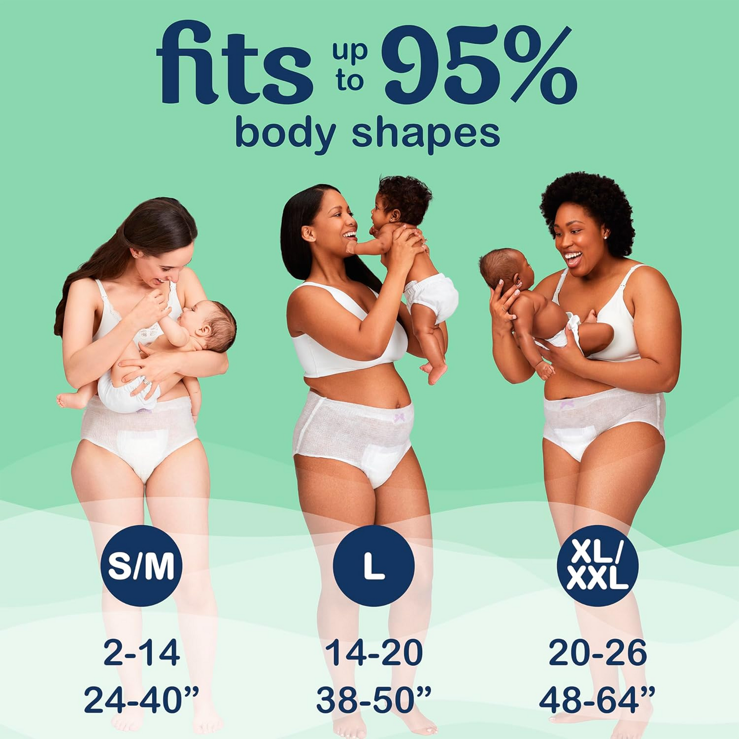 Always Discreet Postpartum Underwear XL-XXL