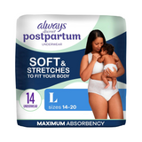 Always Discreet Postpartum Underwear Large