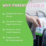Dapple Baby Breast Pump Wipes, Singles - 30 Count