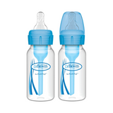 2-Piece Anti Colic Option+ Natural Flow Feeding Bottles, 120 ml (Blue)