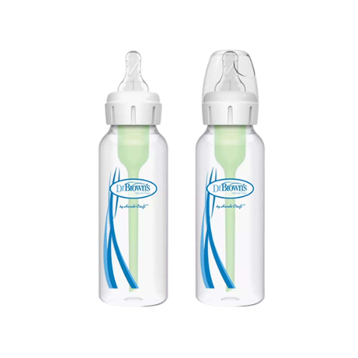 2pcs Narrow-Neck Options+ Bottles 250ml