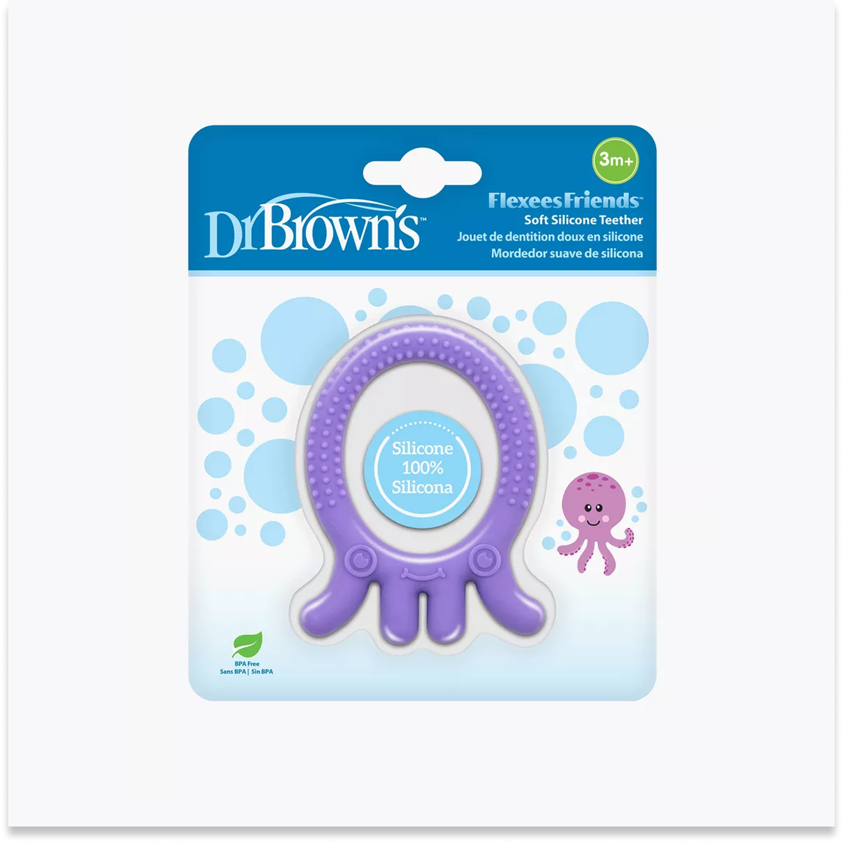 Dr. Brown's Flexees Friends Silicone Teether
