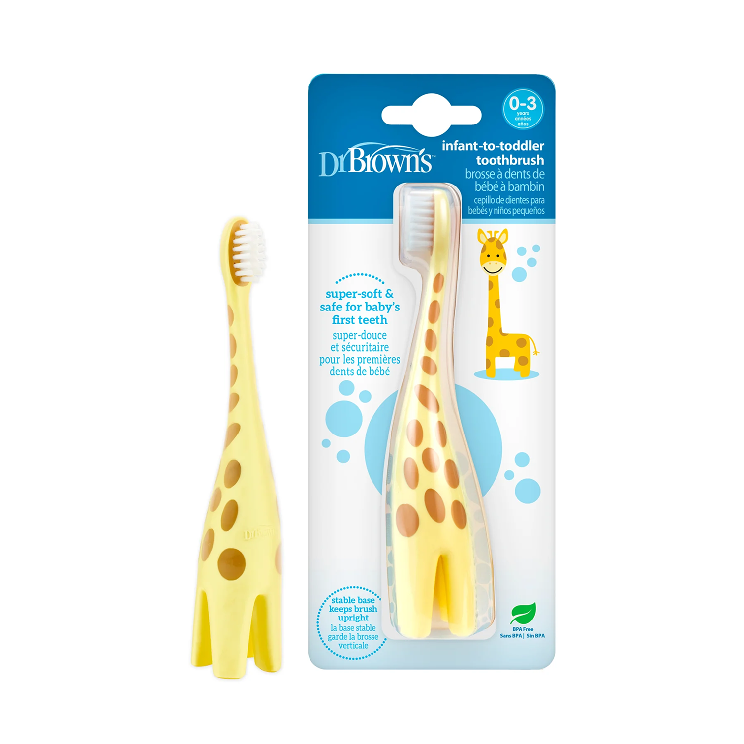 Infant-to-Toddler Toothbrush, Giraffe