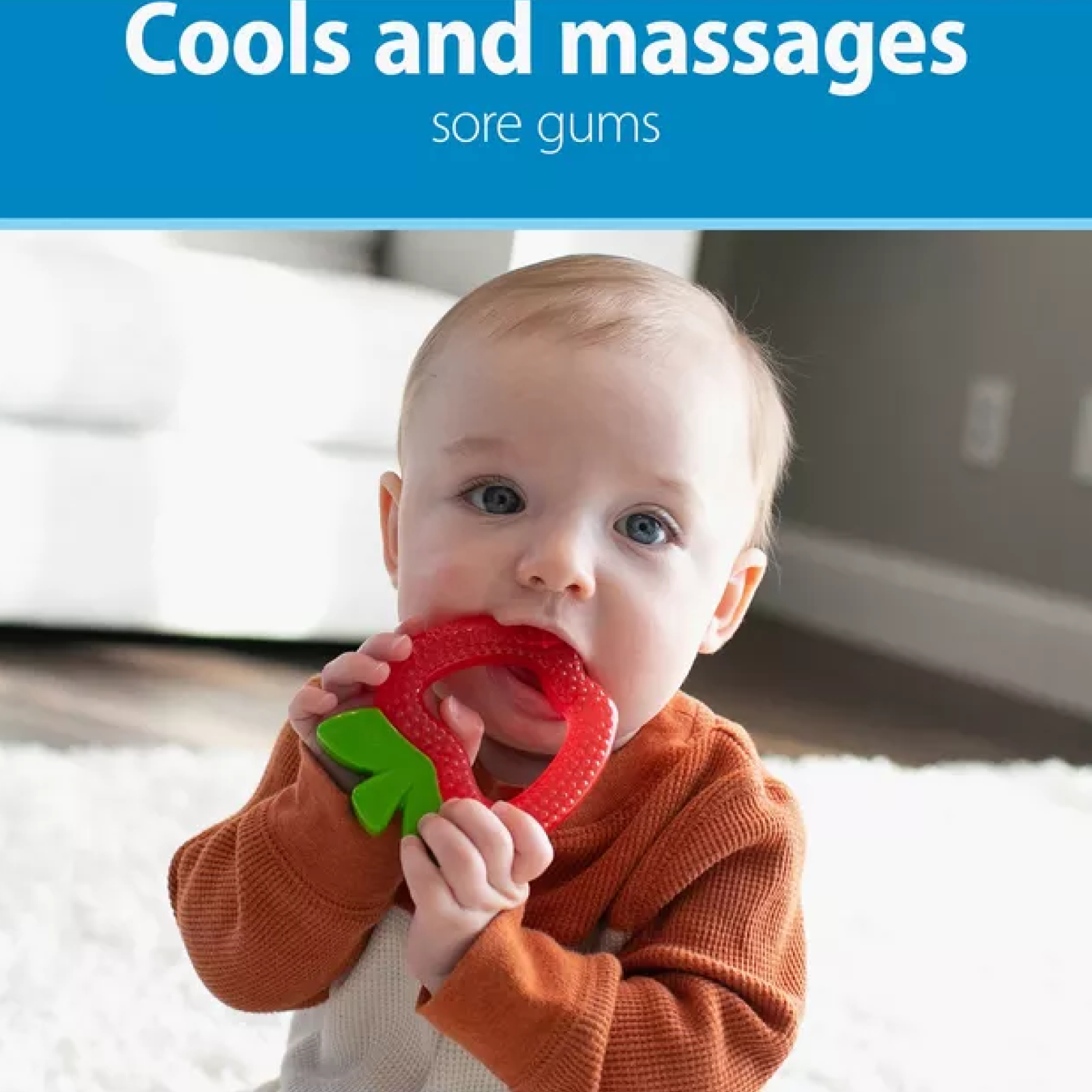 AquaCool Water-Filled Apple Teether