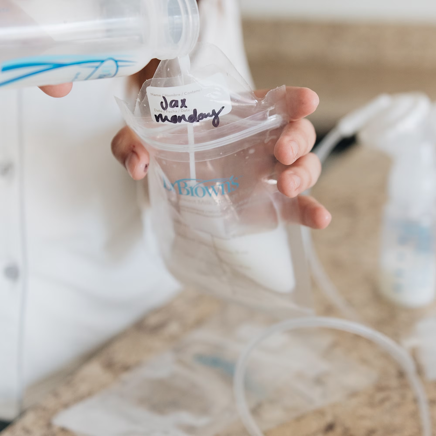 Dr. Brown's Breast Milk Collection Bottles (4-Pack)