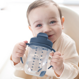Milestones Baby’s First Straw Cup 9oz/270mL, Dark Blue