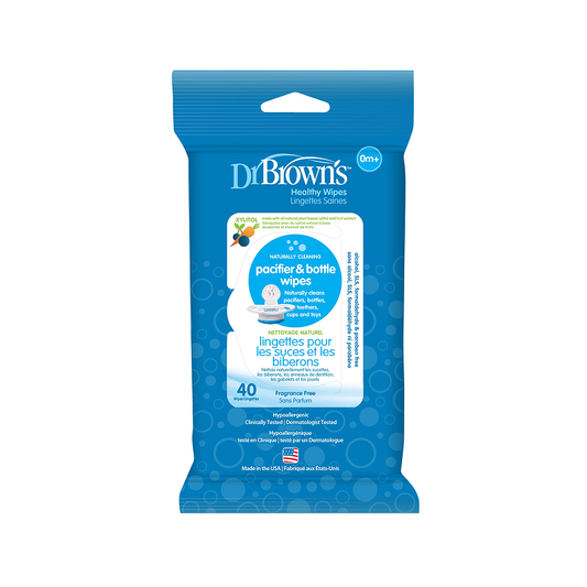 Dr. Brown's Pacifiers and Bottle Wipes, 40 Count