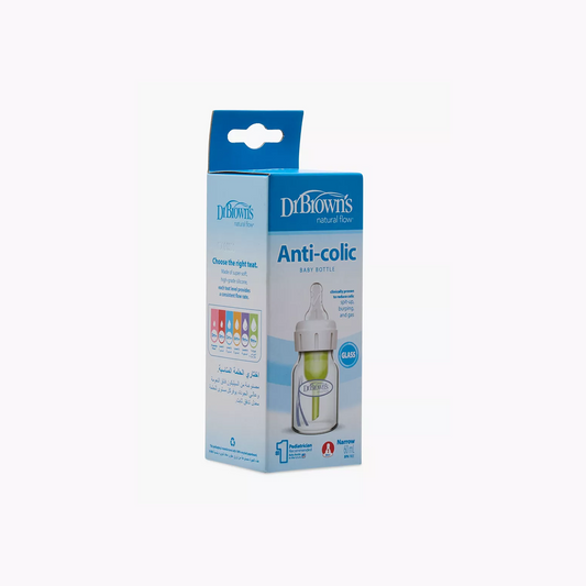 Dr. Brown's Anti-Colic Glass Feeding Bottle - 60 ml