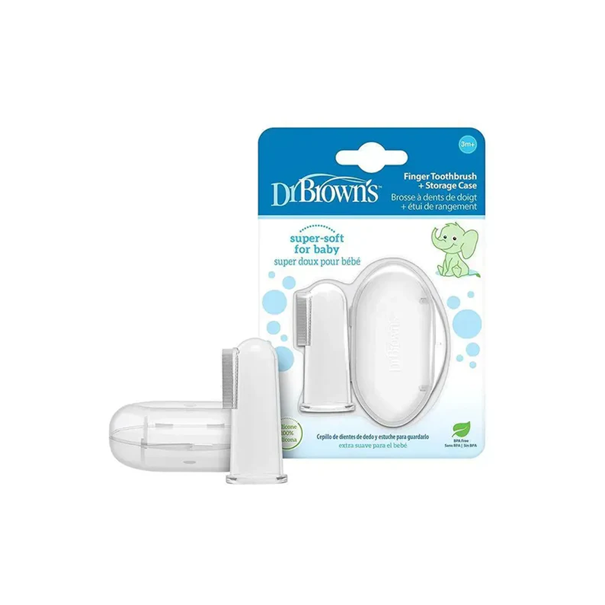 Dr. Brown's Finger Toothbrush with Case