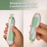 Haakaa Baby Nail Trimmer Electric, 6 Grinding Heads, Meadow