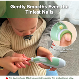 Haakaa Baby Nail Trimmer Electric, 6 Grinding Heads, Meadow