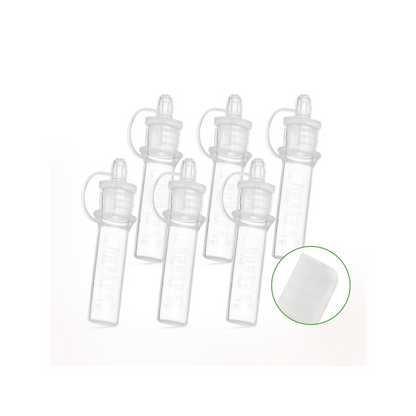 Haakaa Silicone Colostrum Collector Set 4 ml, 6 PK (Pre-Sterilized)