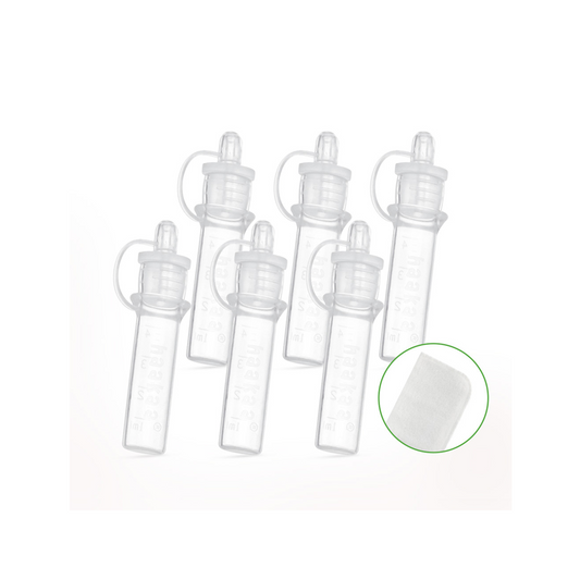 Haakaa Silicone Colostrum Collector Set 4 ml, 6 PK (Pre-Sterilized)