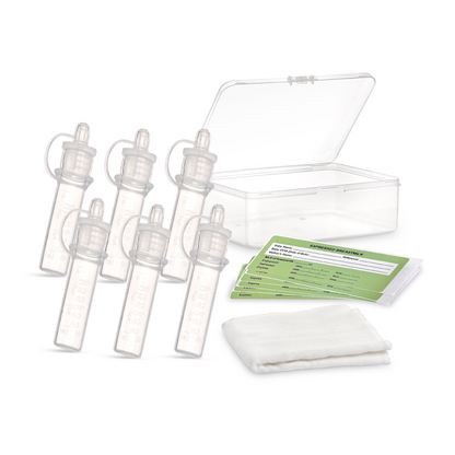 Haakaa Silicone Colostrum Collector Set 4 ml, 6 PK (Pre-Sterilized)