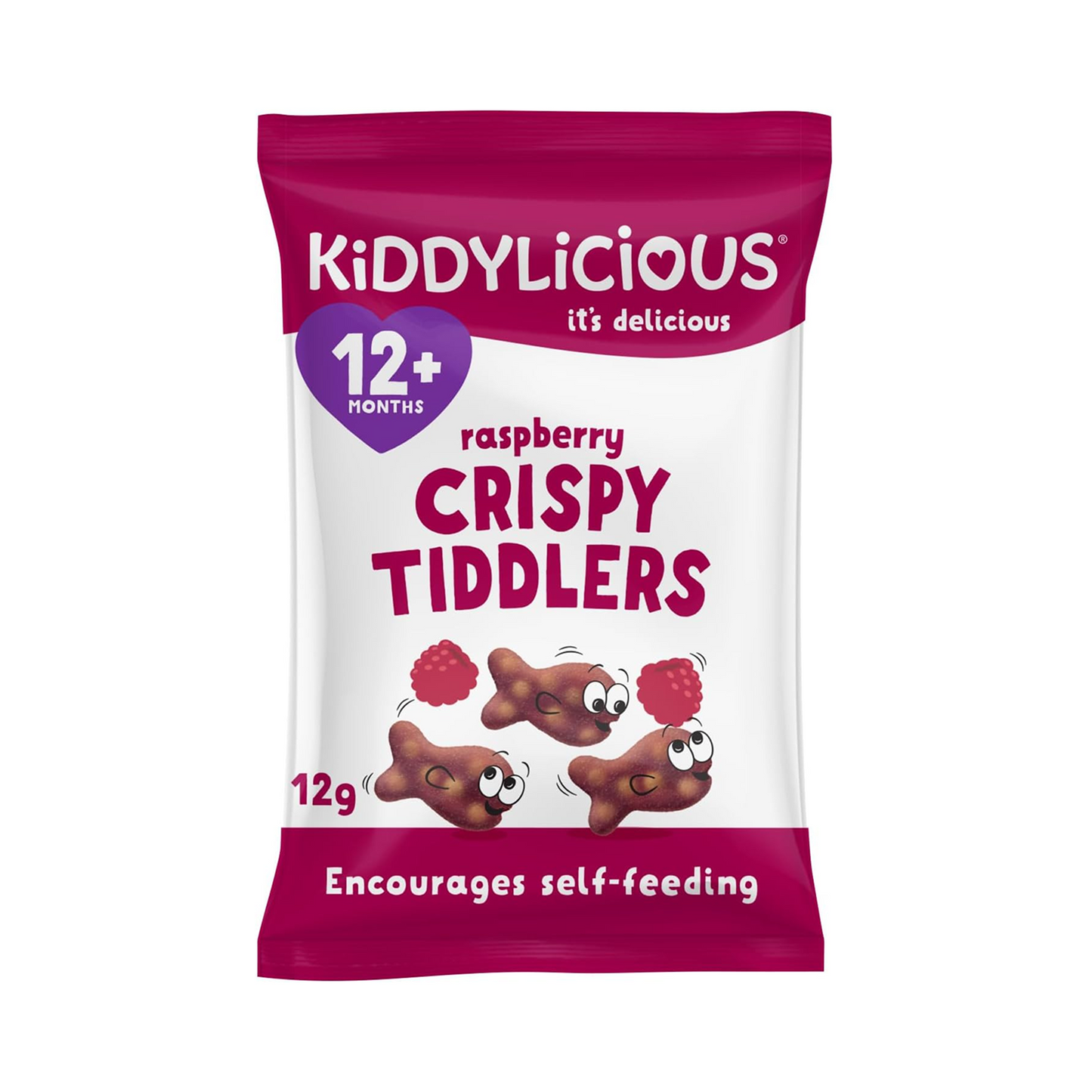 Kiddylicious Crispy Tiddlers Raspberry